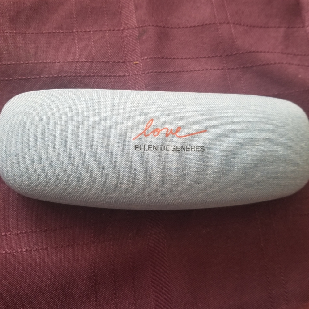 Ellen DeGeneres Light Blue Eyeglass Case